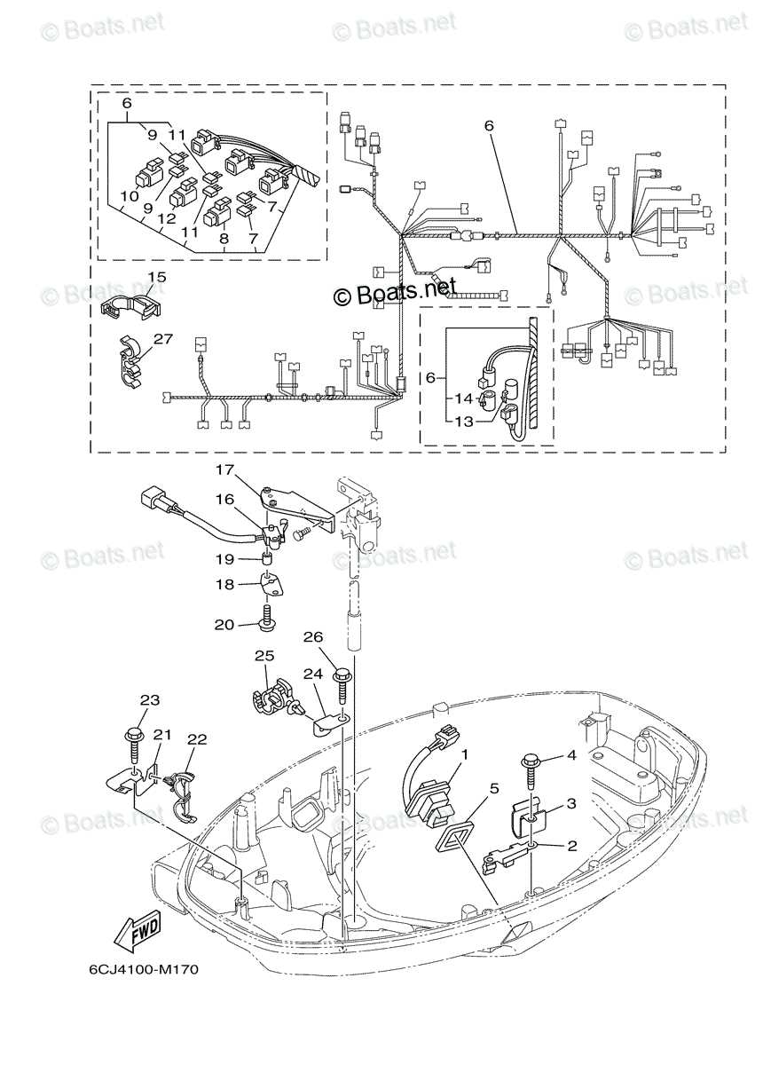 wiring diagram for yamaha outboard motor