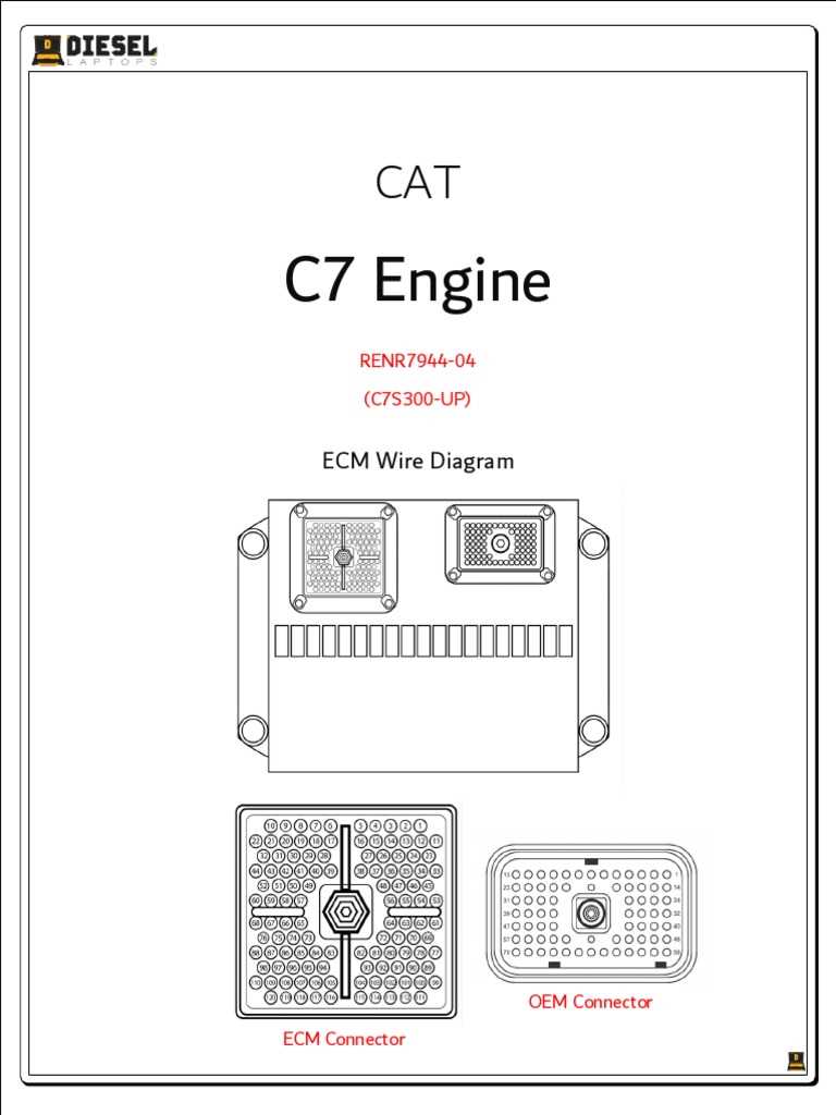 cat 14 pin connector wiring diagram