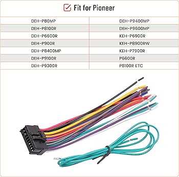 deh x6600bt wiring diagram