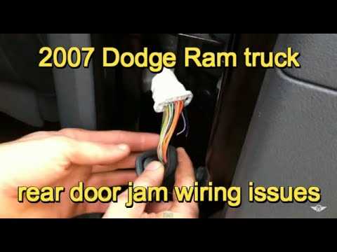 07 dodge ram radio wiring diagram