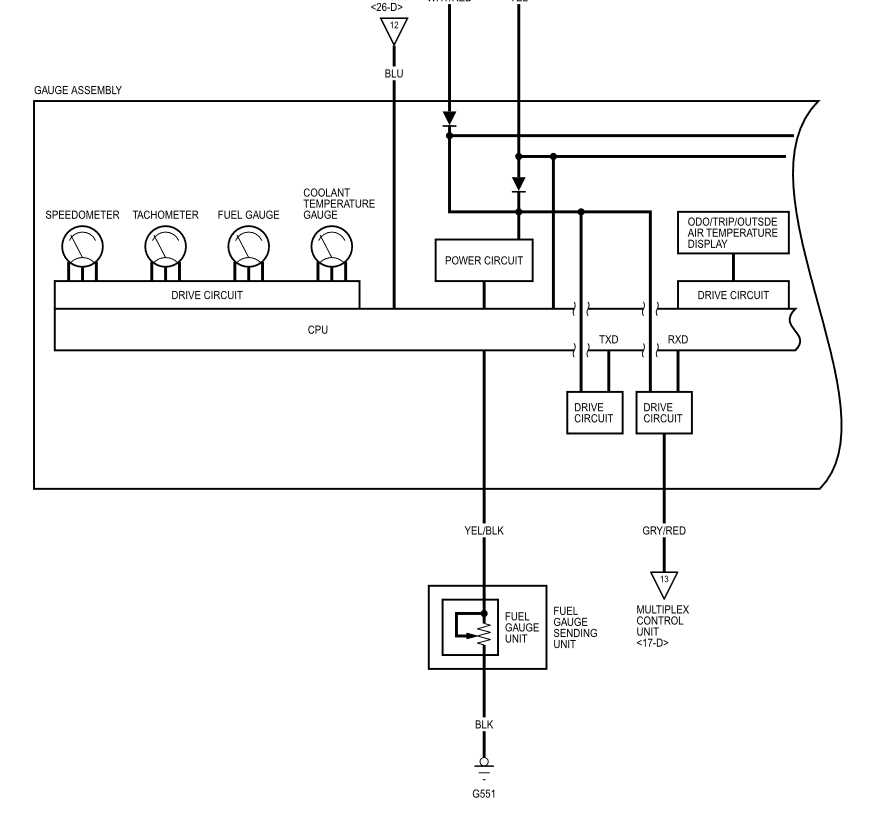 2 wire fuel gauge wiring diagram