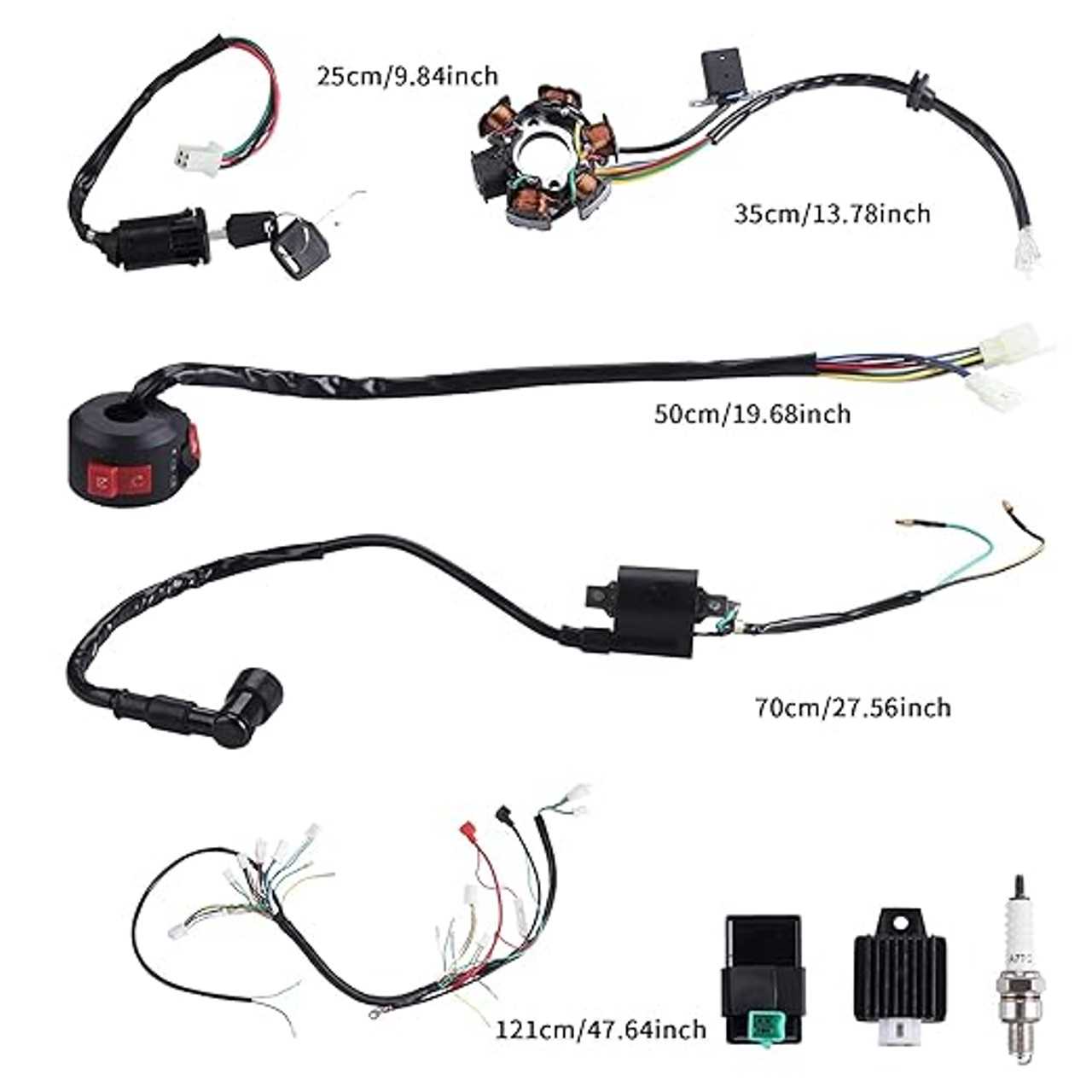 4 pin chinese atv wiring diagram