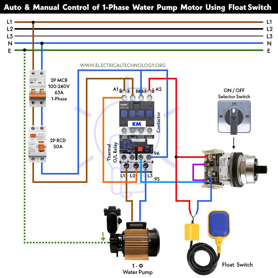 floating switch wiring diagram