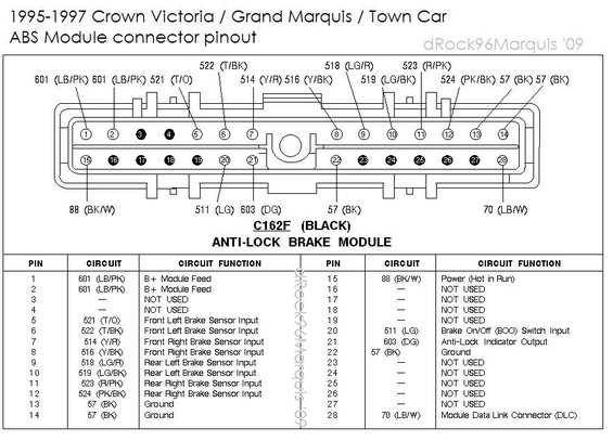 1997 lincoln town car stereo wiring diagram