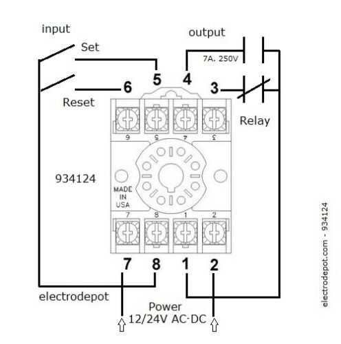 24v 8 pin relay wiring diagram