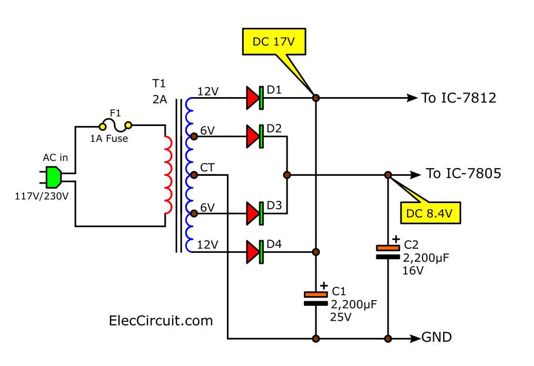 12 volt dc wiring diagram