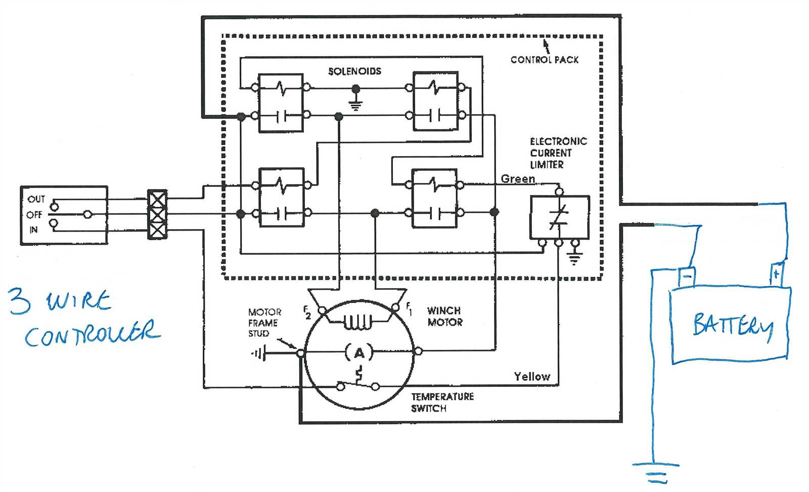 warn 8274 wiring diagram