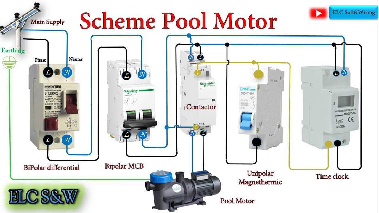 pool pump timer wiring diagram