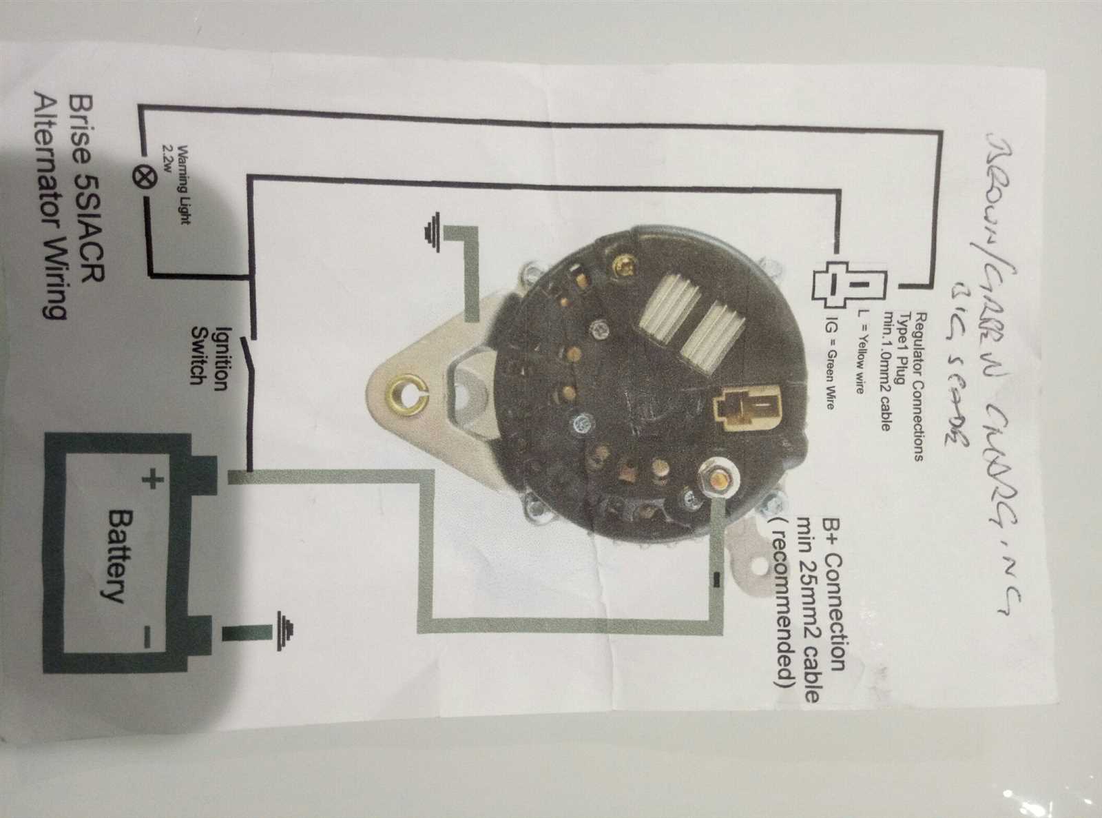 nippondenso alternator wiring diagram