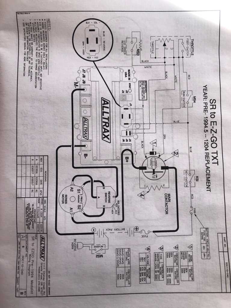 wiring diagram yamaha golf cart