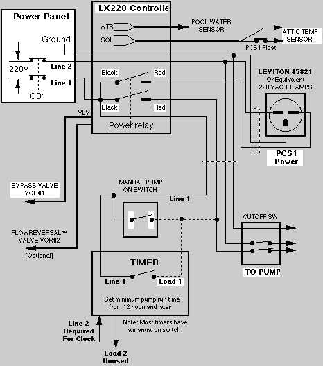 120v pool light wiring diagram