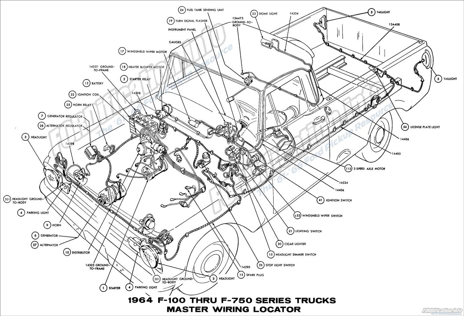 1966 ford f100 wiring diagram