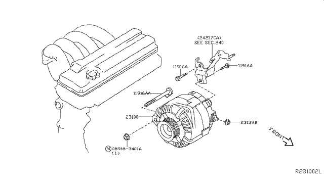 2009 nissan maxima alternator wiring diagram