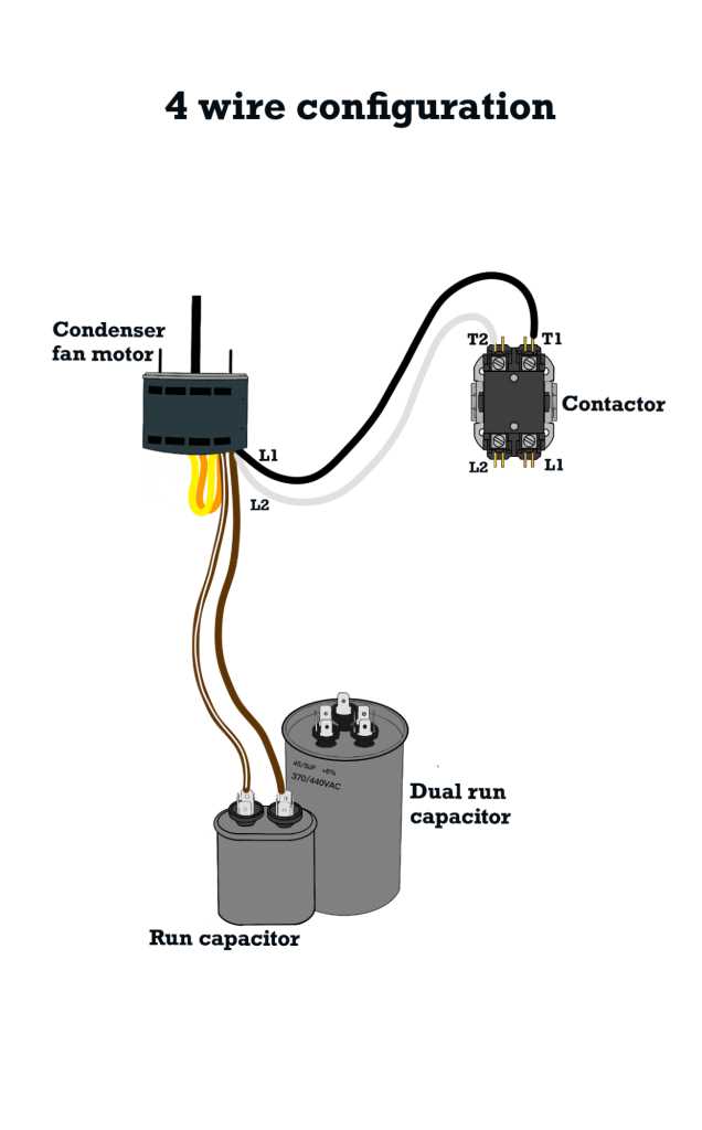 dual run capacitor wiring diagram