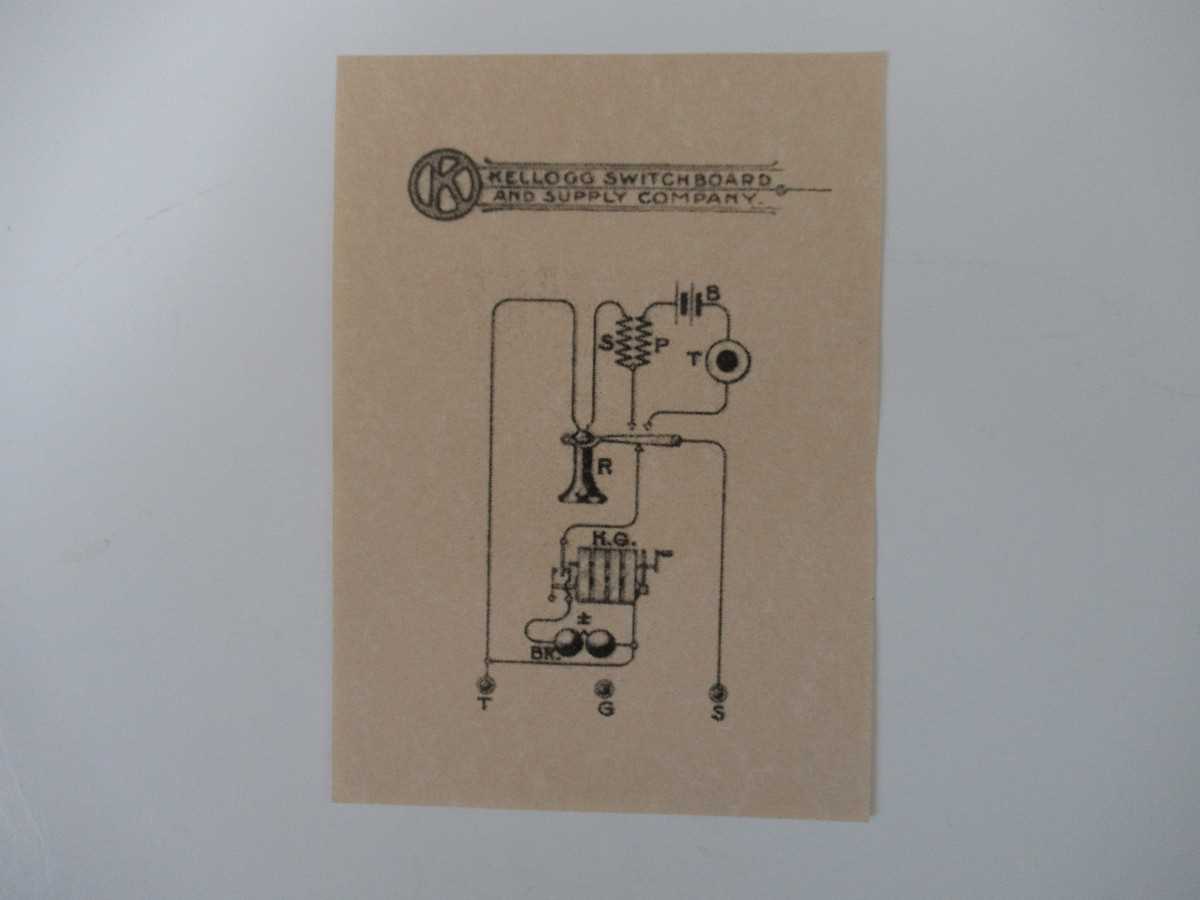 old telephone wiring diagram