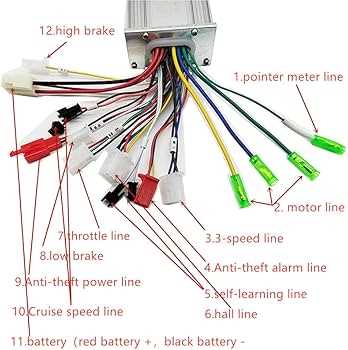 brushless motor controller wiring diagram