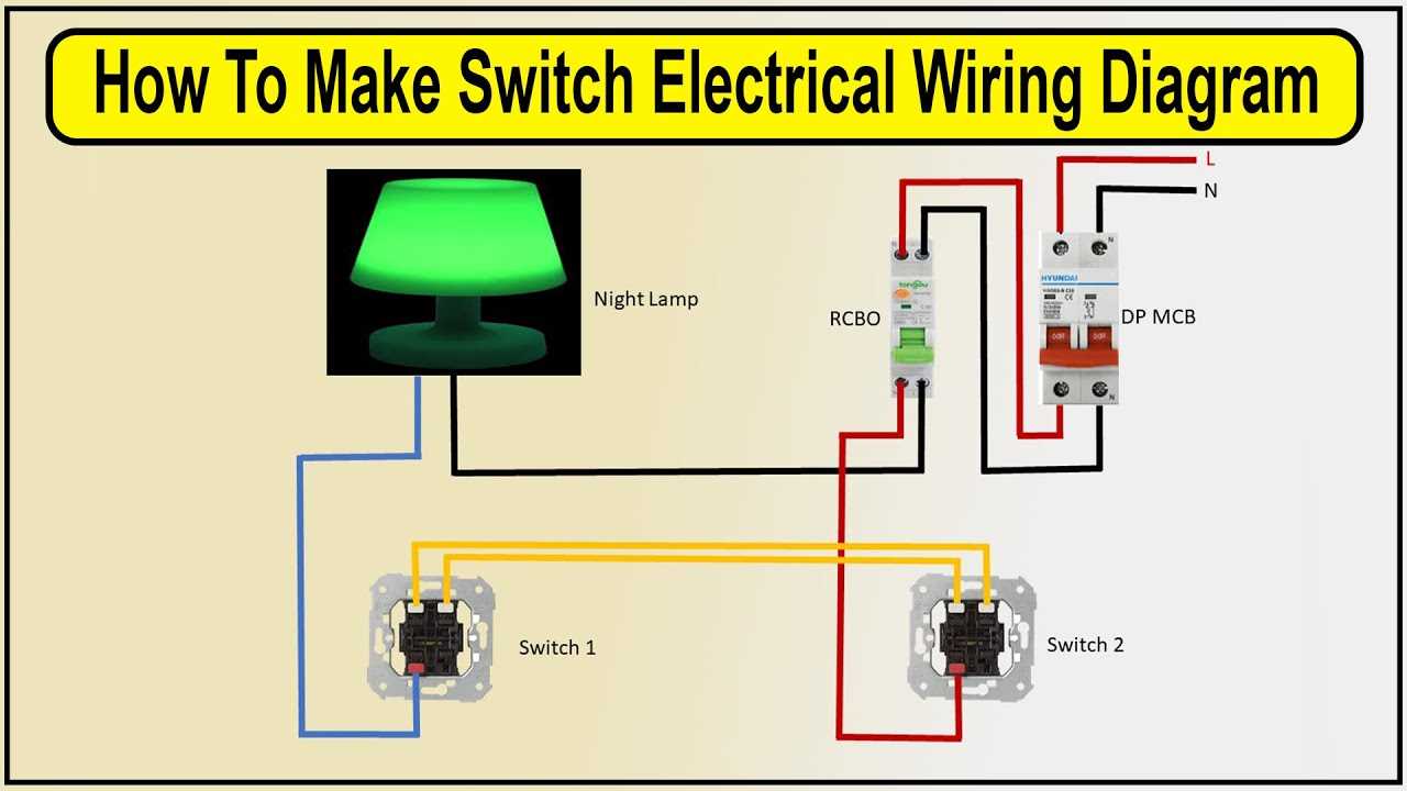 simple wiring diagram for light switch