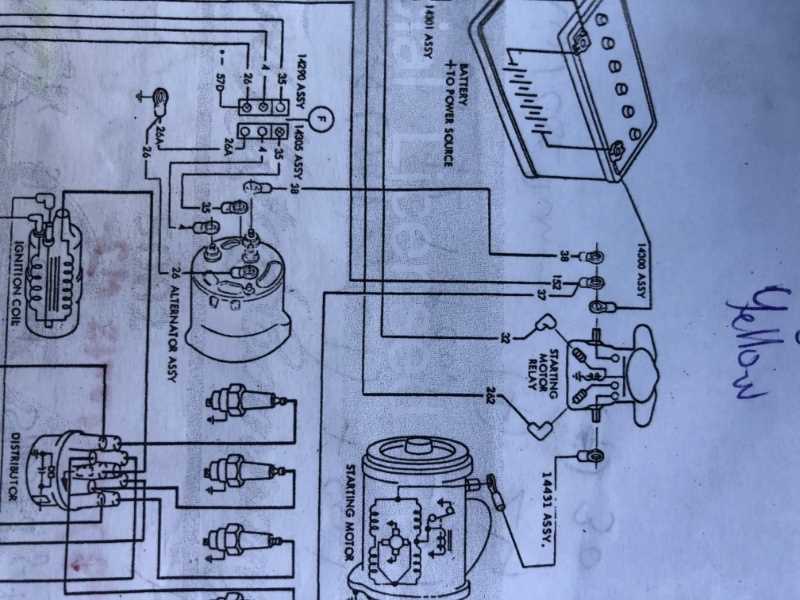 1968 mustang ignition switch wiring diagram