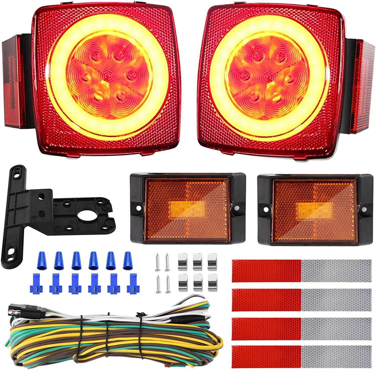 wiring led trailer lights diagram