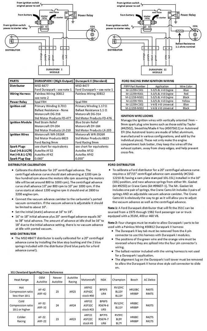 duraspark wiring diagram