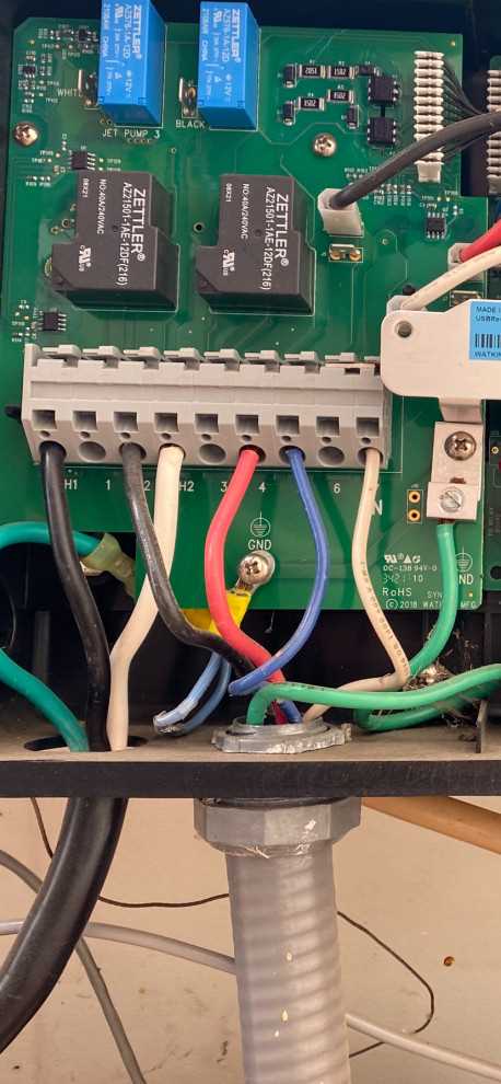 hot tub electrical wiring diagram