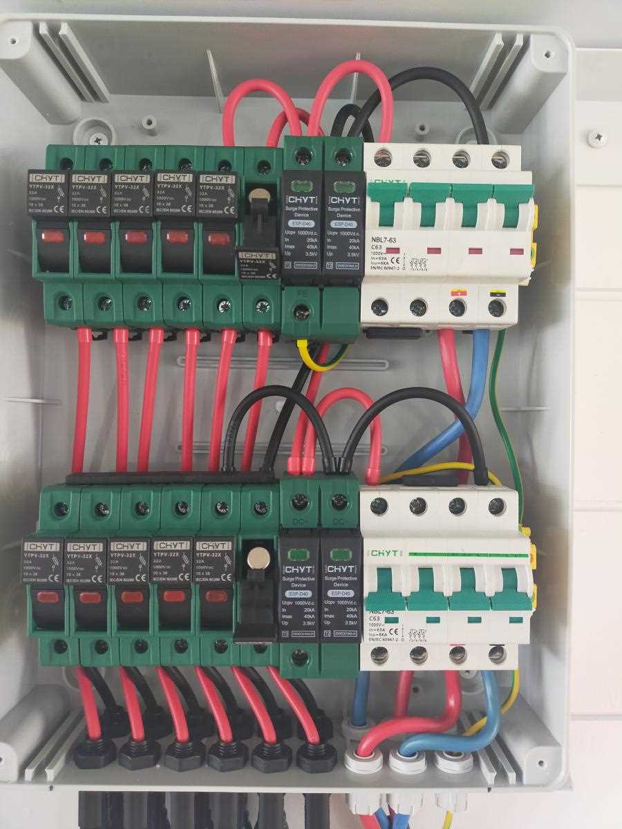 solar combiner box wiring diagram