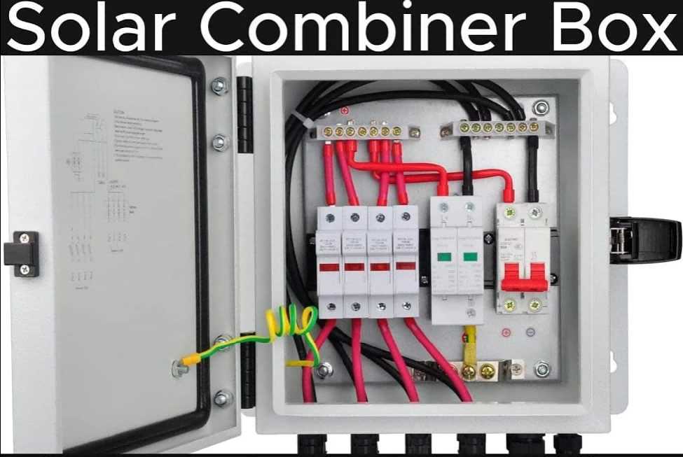 solar combiner box wiring diagram