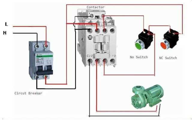 auxiliary contactor wiring diagram