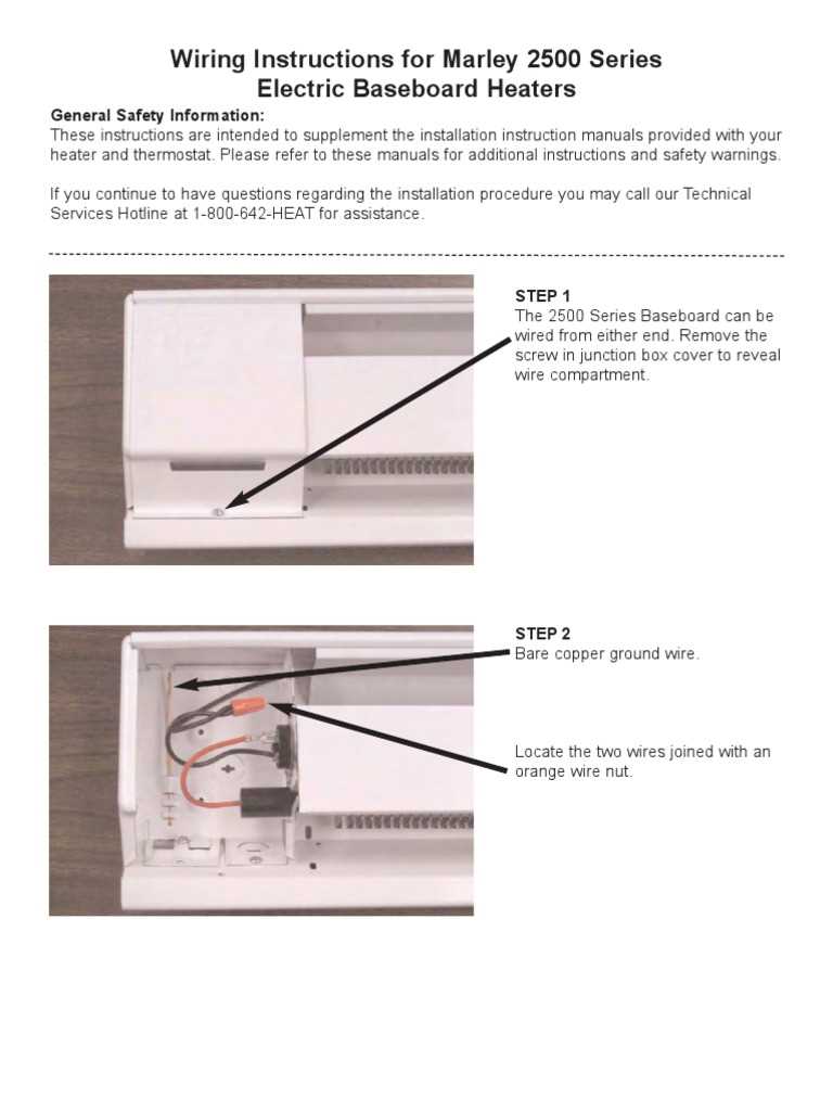 electric baseboard heater wiring diagram