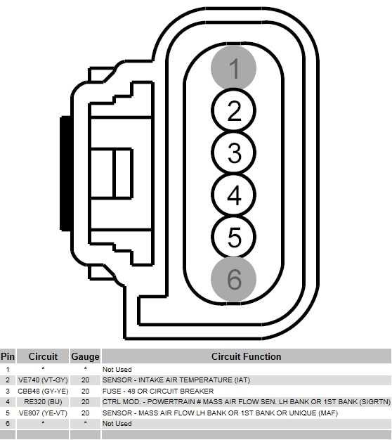 maf wiring diagram