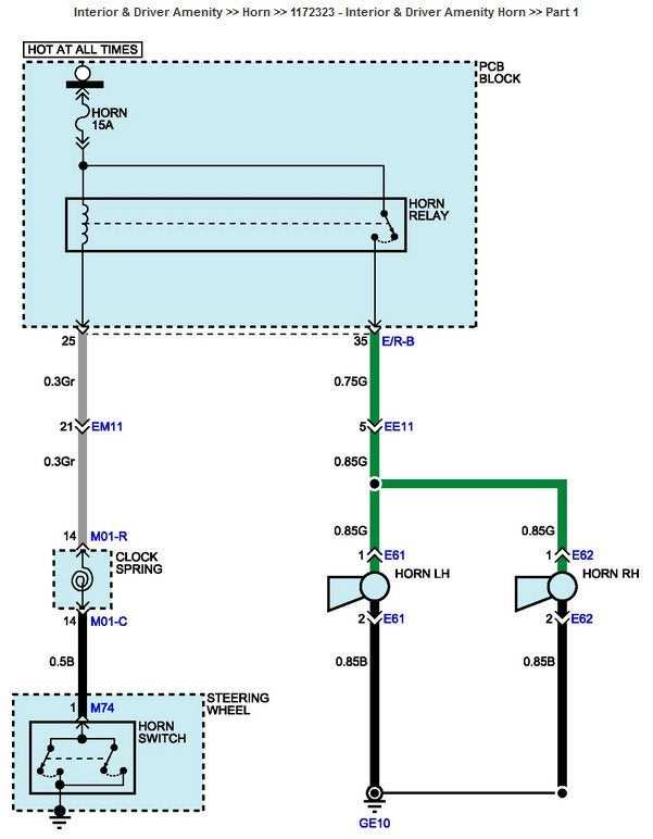 2 wire horn wiring diagram