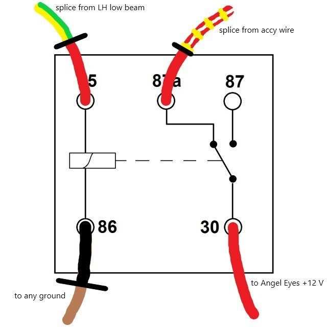 led drl wiring diagram