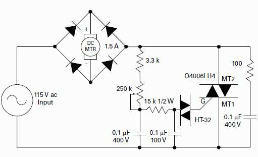 wiring diagram for dc motor