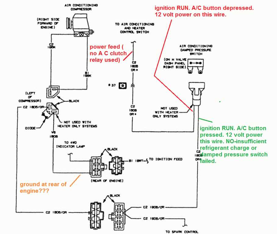 car aircon compressor wiring diagram