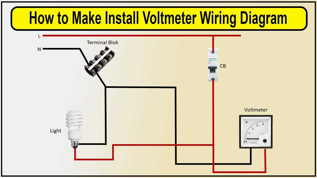 2 wire voltmeter wiring diagram