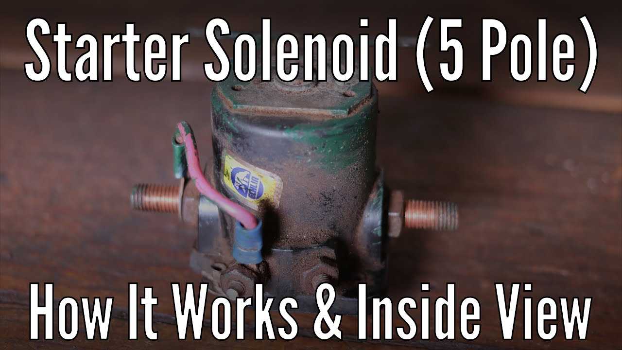 3 pole starter solenoid wiring diagram