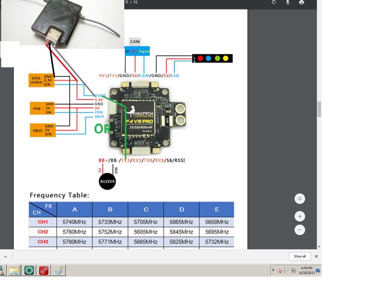 spektrum receiver wiring diagram