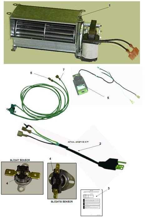 fireplace blower wiring diagram