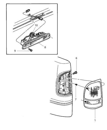 dodge dakota tail light wiring diagram