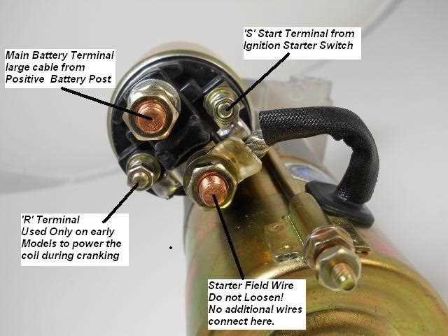 gm starter solenoid wiring diagram