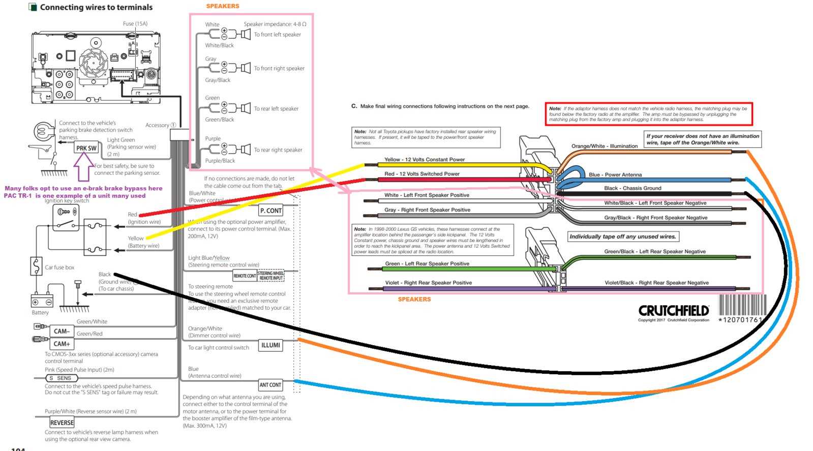 pac tr1 wiring diagram