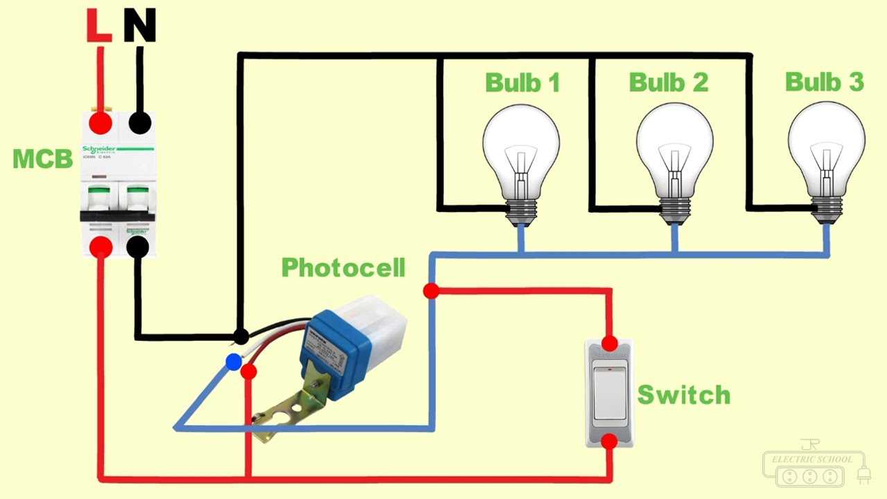 photo eye wiring diagram