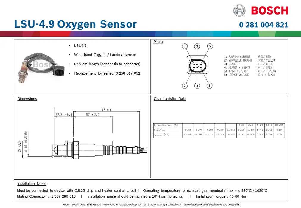 bosch o2 sensor wiring diagram