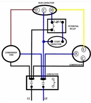 a c capacitor wiring diagram