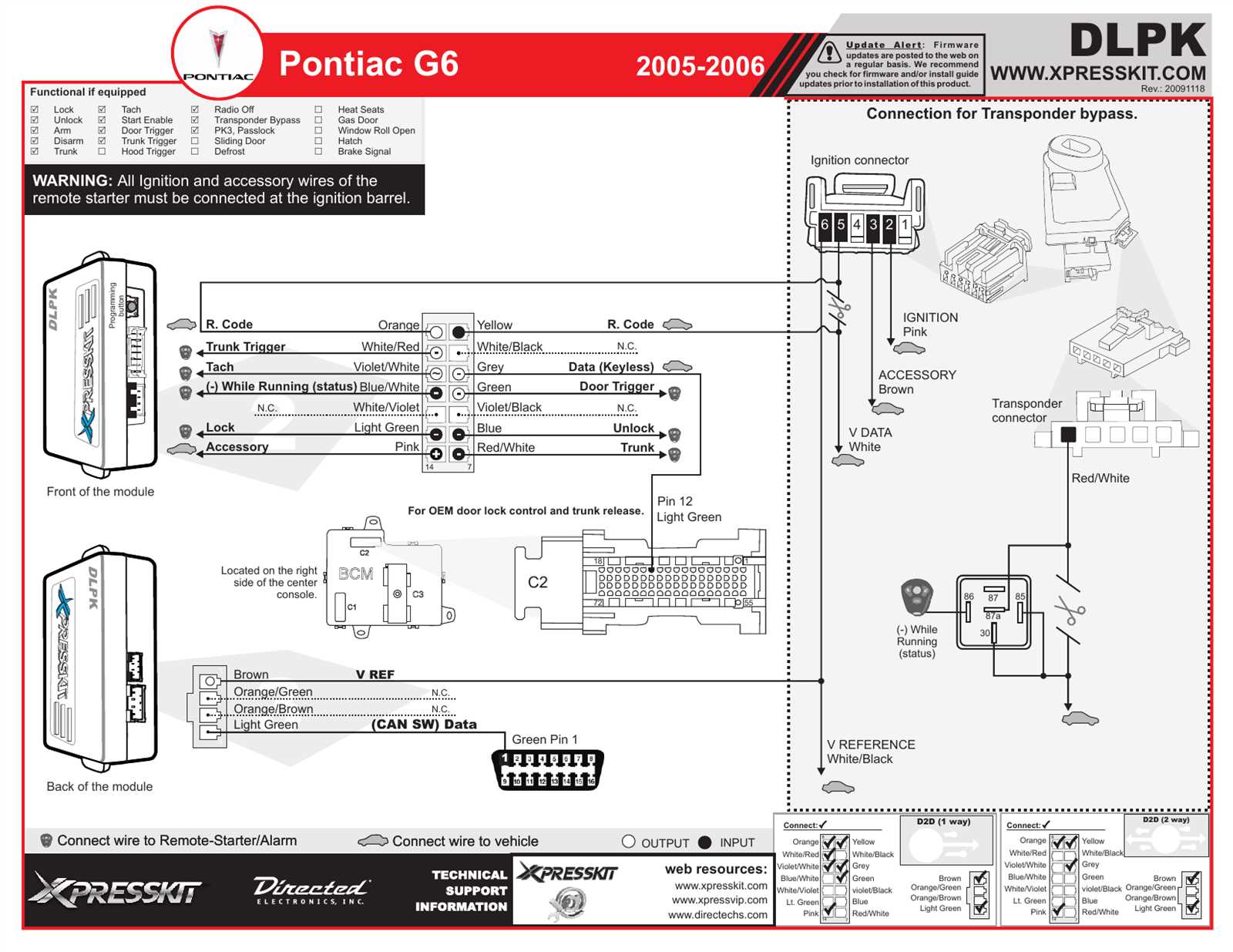 pontiac g6 starter wiring diagram