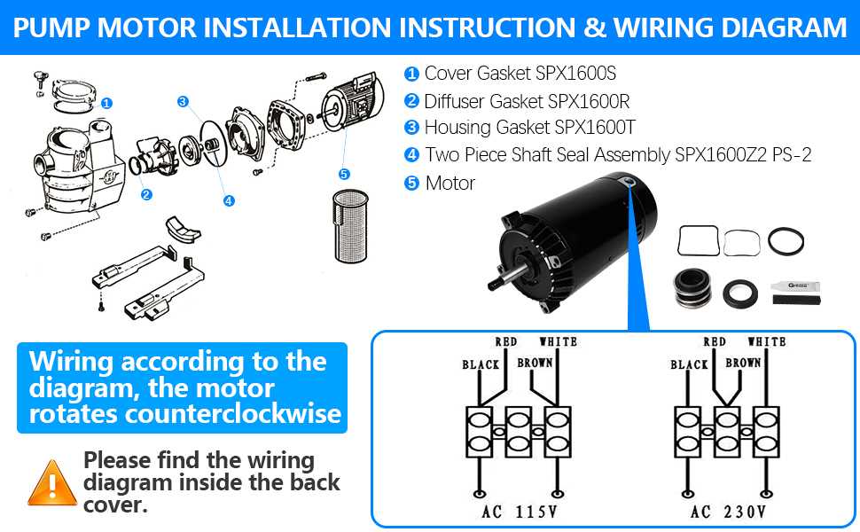 pool pump motor wiring diagram