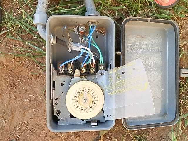 pool pump timer wiring diagram