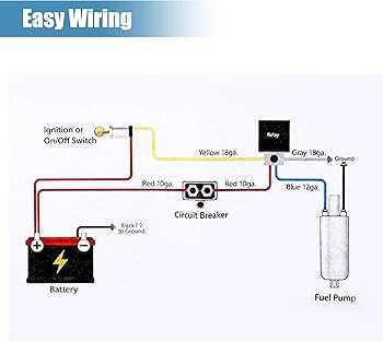 electric fuel pump wiring diagram