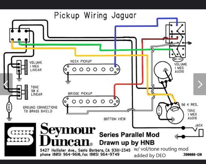 jaguar guitar wiring diagram