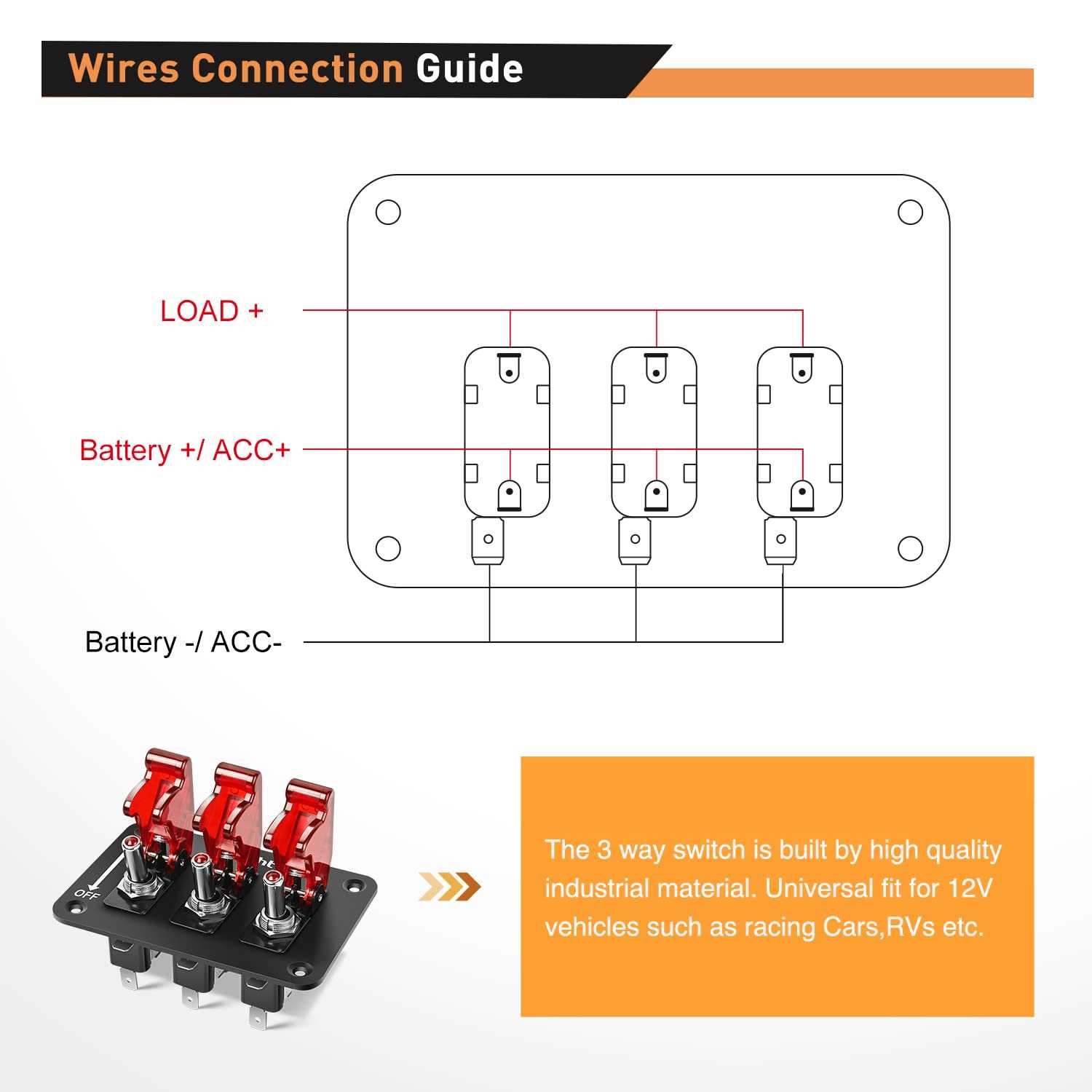 12 volt switch panel wiring diagram